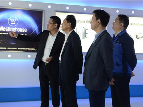 中国电子商会会长王宁赴冰球突破集团调研