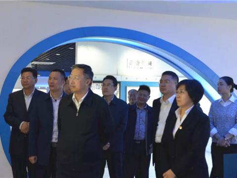 省总工会马永青副主席一行来冰球突破集团调研职工文化及阵地建设工作